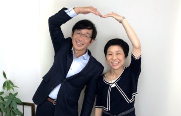 渡辺恭代カウンセラーと竹内代表